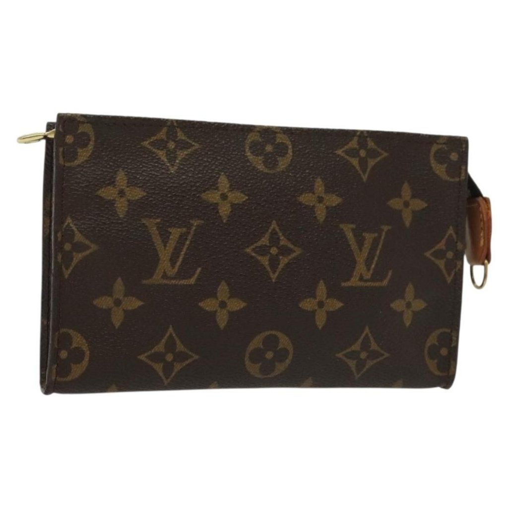 Louis Vuitton Monogram Bucket Pm Accessory Pouch Lv Auth Th6252